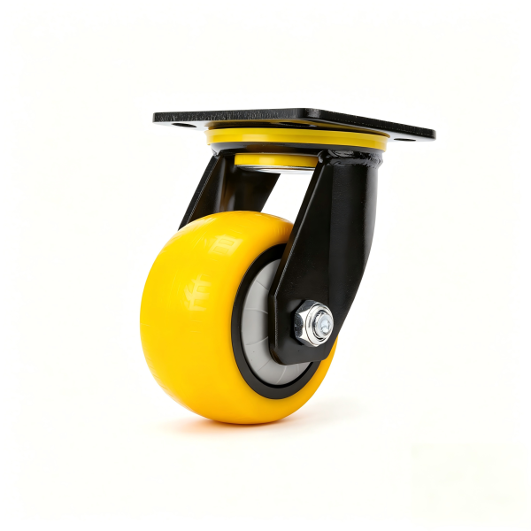 Heavy Duty Polyurethane Swivel Casters, 4/5/6/8 Inch, Industrial Silent ...