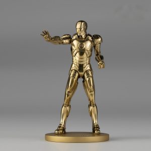 Golden Brass Iron Man Statue Marvel Hero Collectible Figurine