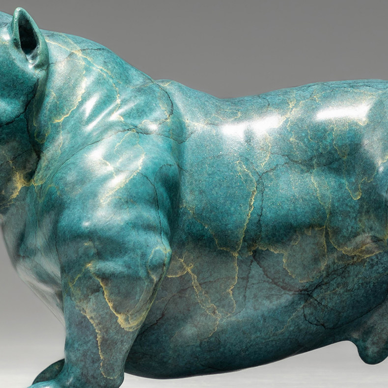 Elegant Bronze American Bully Dog Statue Home Decor Unique Bulldog Sculpture Ideal Ornament Gift - Image 6