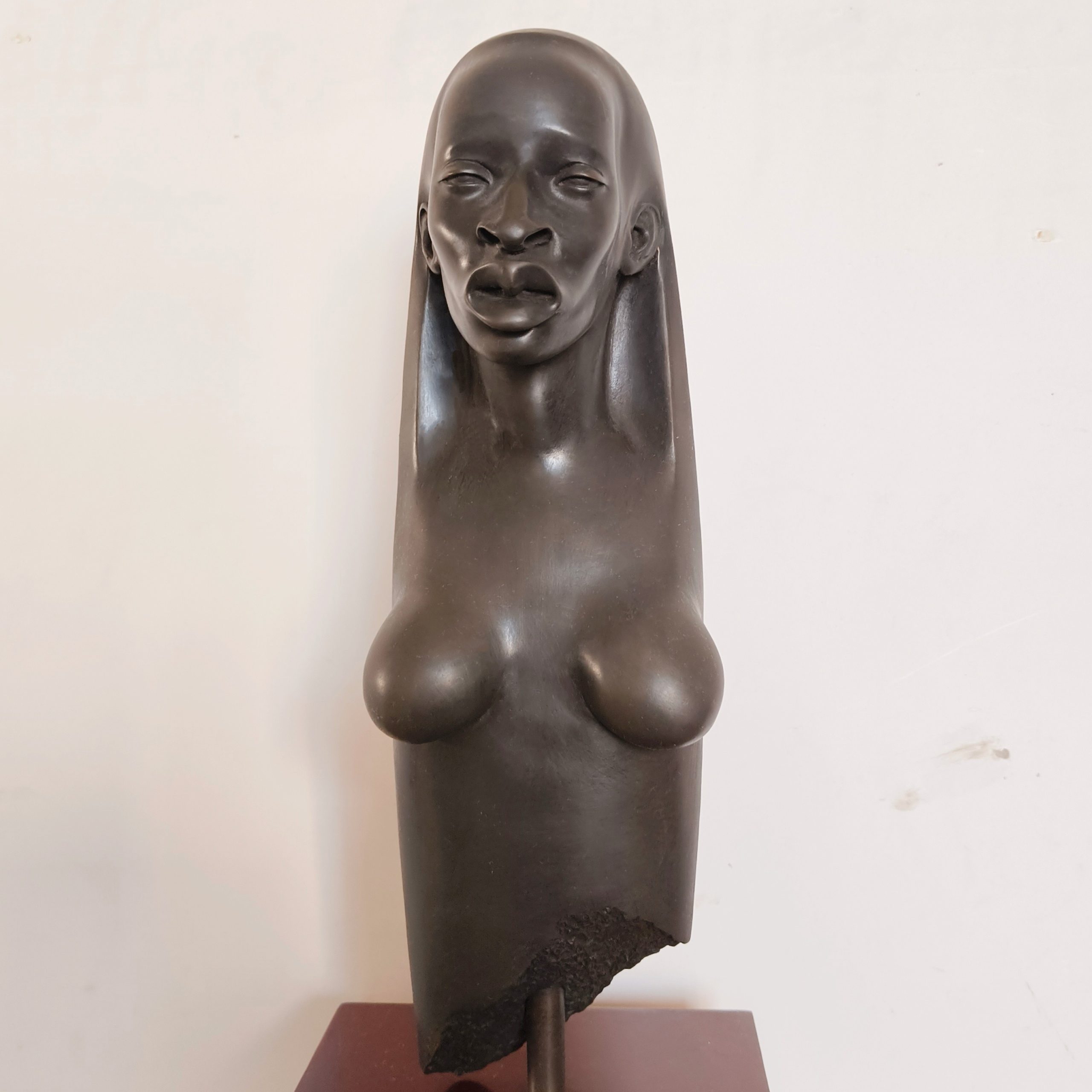 Abstract African Female Bust Bronze Statue Black Woman Torso Bronze Sculpture Decor Elegant Ornament - Image 2