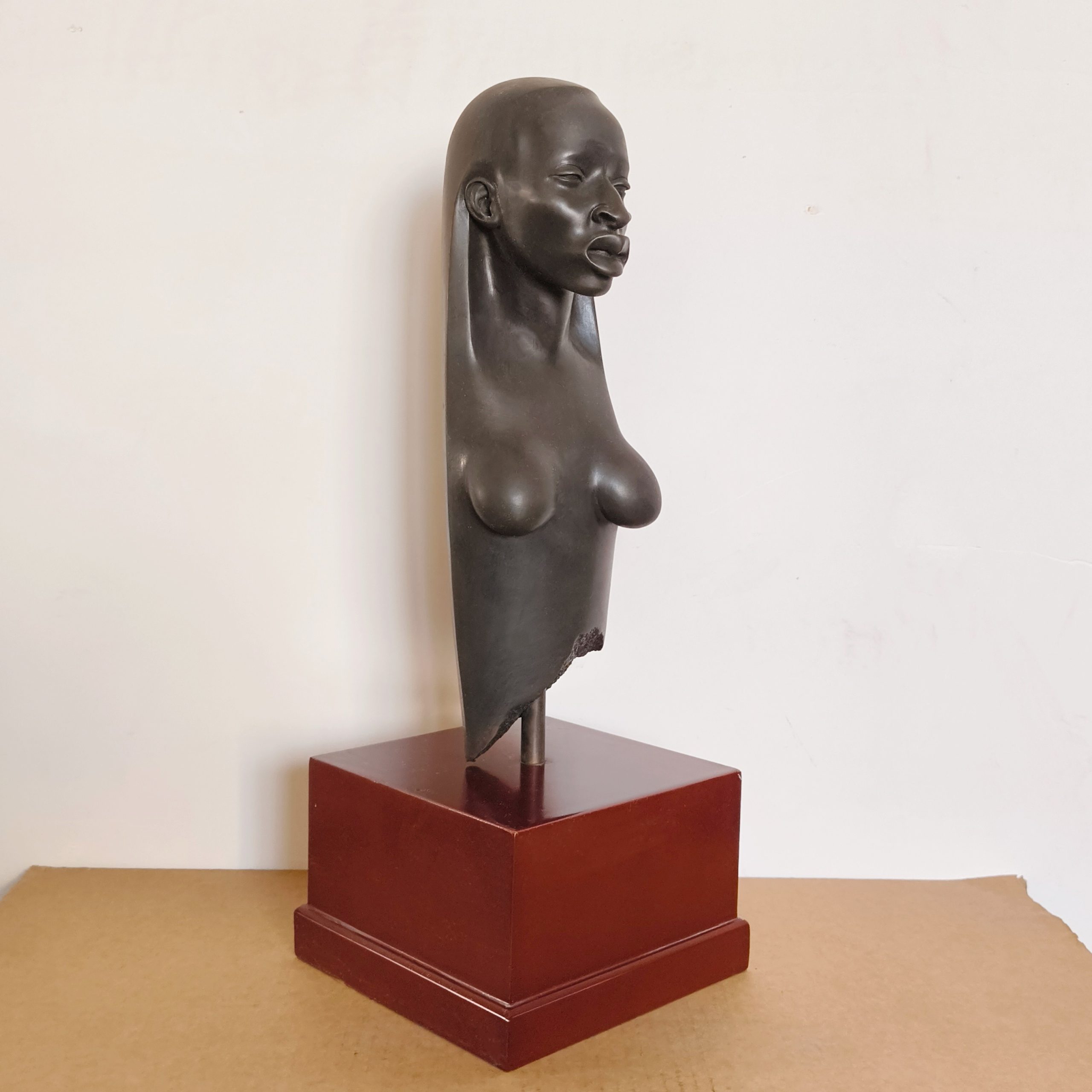 Abstract African Female Bust Bronze Statue Black Woman Torso Bronze Sculpture Decor Elegant Ornament - Image 4