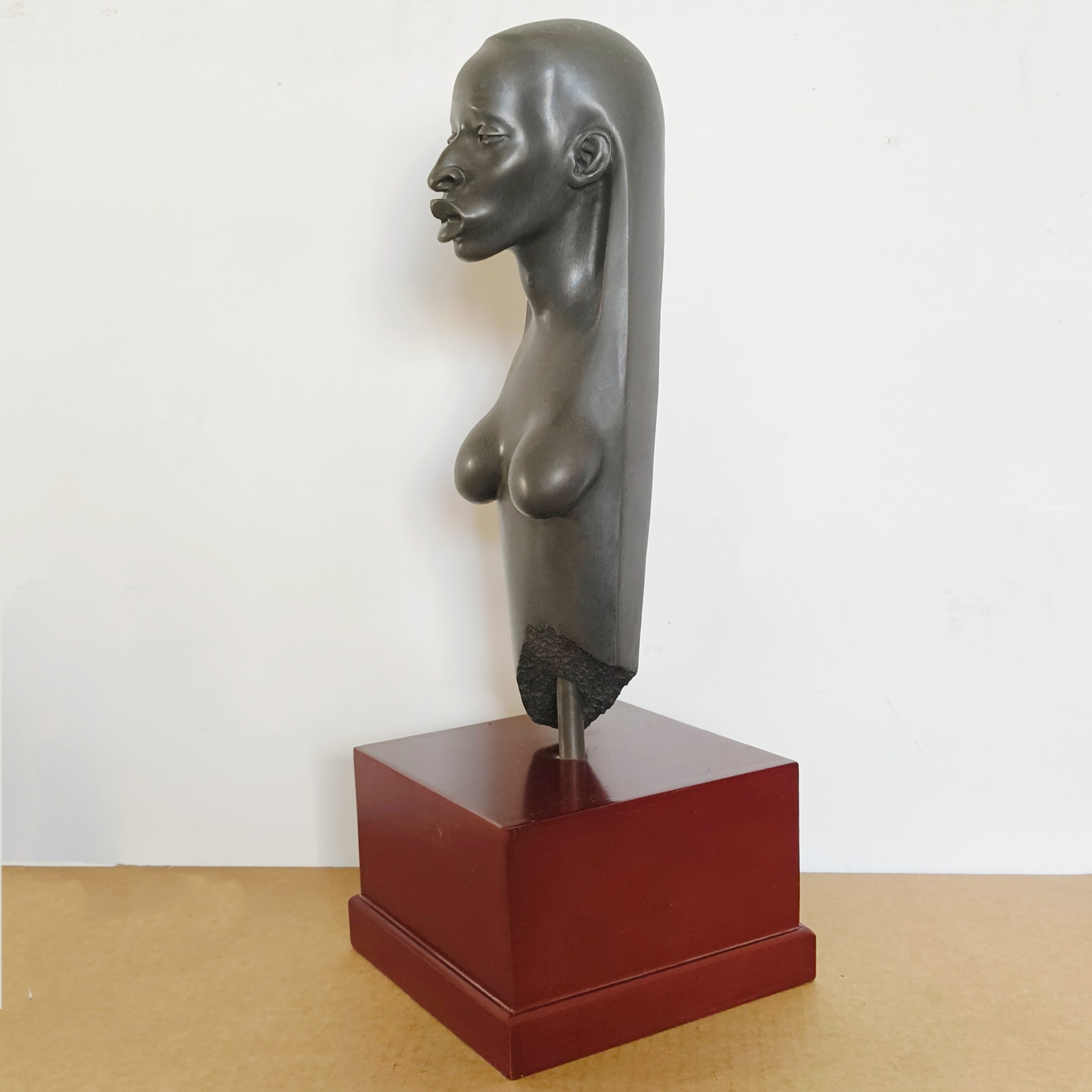 Abstract African Female Bust Bronze Statue Black Woman Torso Bronze Sculpture Decor Elegant Ornament - Image 6