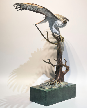 Lost‑Wax Cast Brass Eagle Sculpture (4) Lost‑Wax Cast Brass Eagle Sculpture (4)